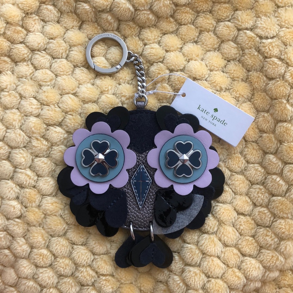 🍀NWT Kate Spade ♠️ Owl KeyChain/ Key Fab